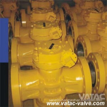 Cast CF3/CF3m RF Flanged Dbb Plug Valve with Metal Seat